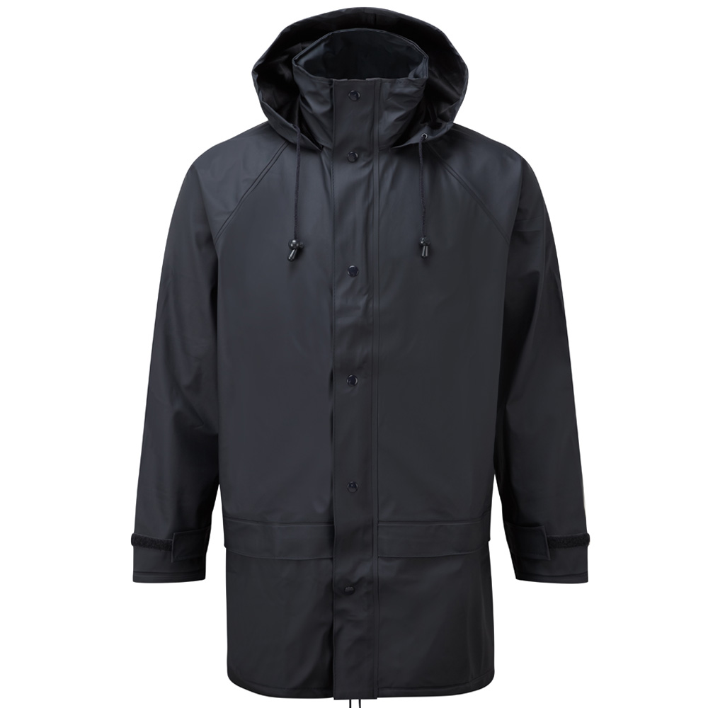Sizes S-XXXL Fort Flex Waterproof Work Jacket /& Trousers Navy PU TRICOT Fabric